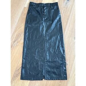 Zara Faux Alligator Leather Pencil MIDI Skirt